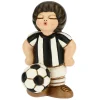 THUN Bimbo calciatore bianco nero piccolo* Bomboniere Cresima|Bomboniere Comunione