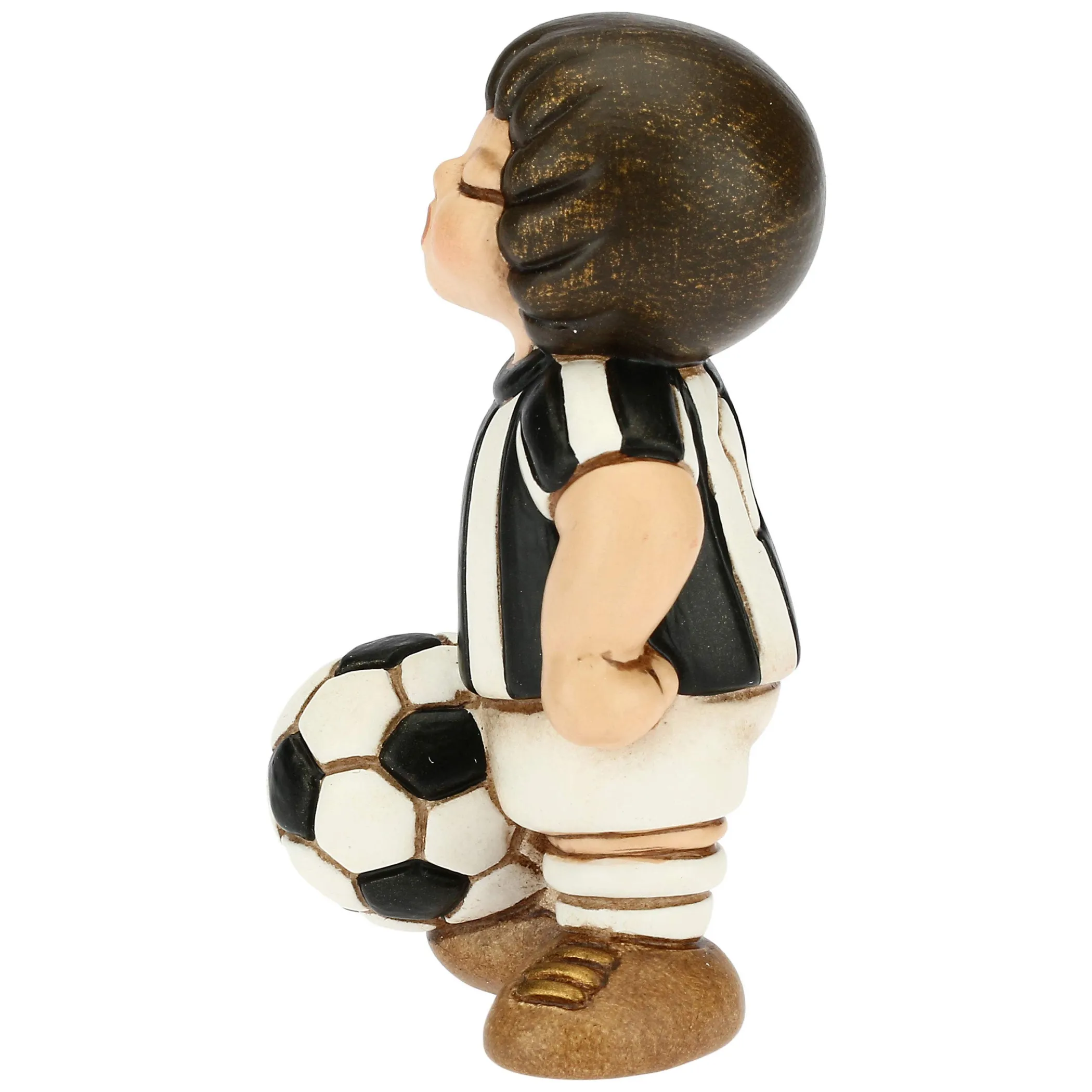 THUN Bimbo calciatore bianco nero piccolo* Bomboniere Cresima|Bomboniere Comunione