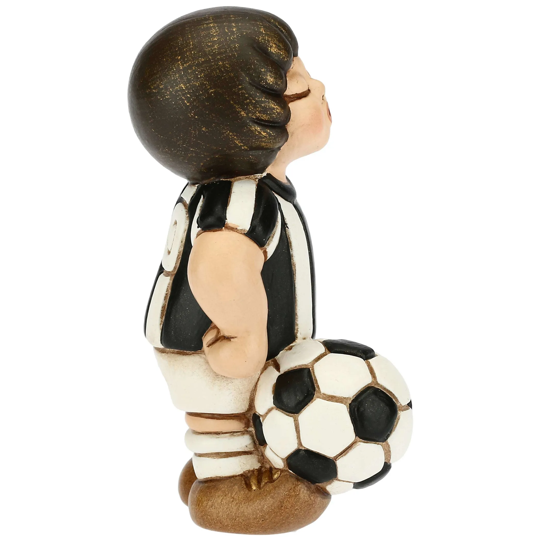 THUN Bimbo calciatore bianco nero piccolo* Bomboniere Cresima|Bomboniere Comunione