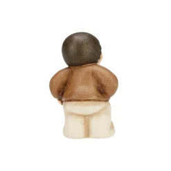 THUN Bimbo con carriola di legna Presepe classico variante bianca* Presepe