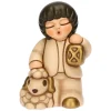 THUN Bimbo con lanterna in ceramica Presepe Classico* Presepe