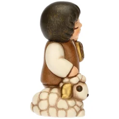 THUN Bimbo con lanterna in ceramica Presepe Classico* Presepe