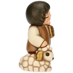 THUN Bimbo con lanterna in ceramica Presepe Classico* Presepe