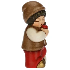 THUN Bimbo con mela rosso Presepe classico* Presepe