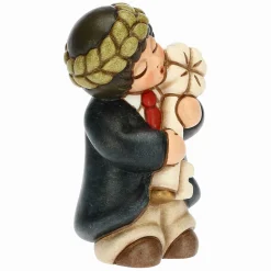 THUN Bimbo laurea con coccinella e pergamena* Bomboniere Laurea