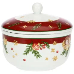 THUN Biscottiera in porcellana Sorprese di Natale* Biscottiere E Barattoli|Altri Complementi Per La Tavola