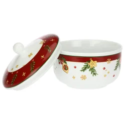 THUN Biscottiera in porcellana Sorprese di Natale* Biscottiere E Barattoli|Altri Complementi Per La Tavola