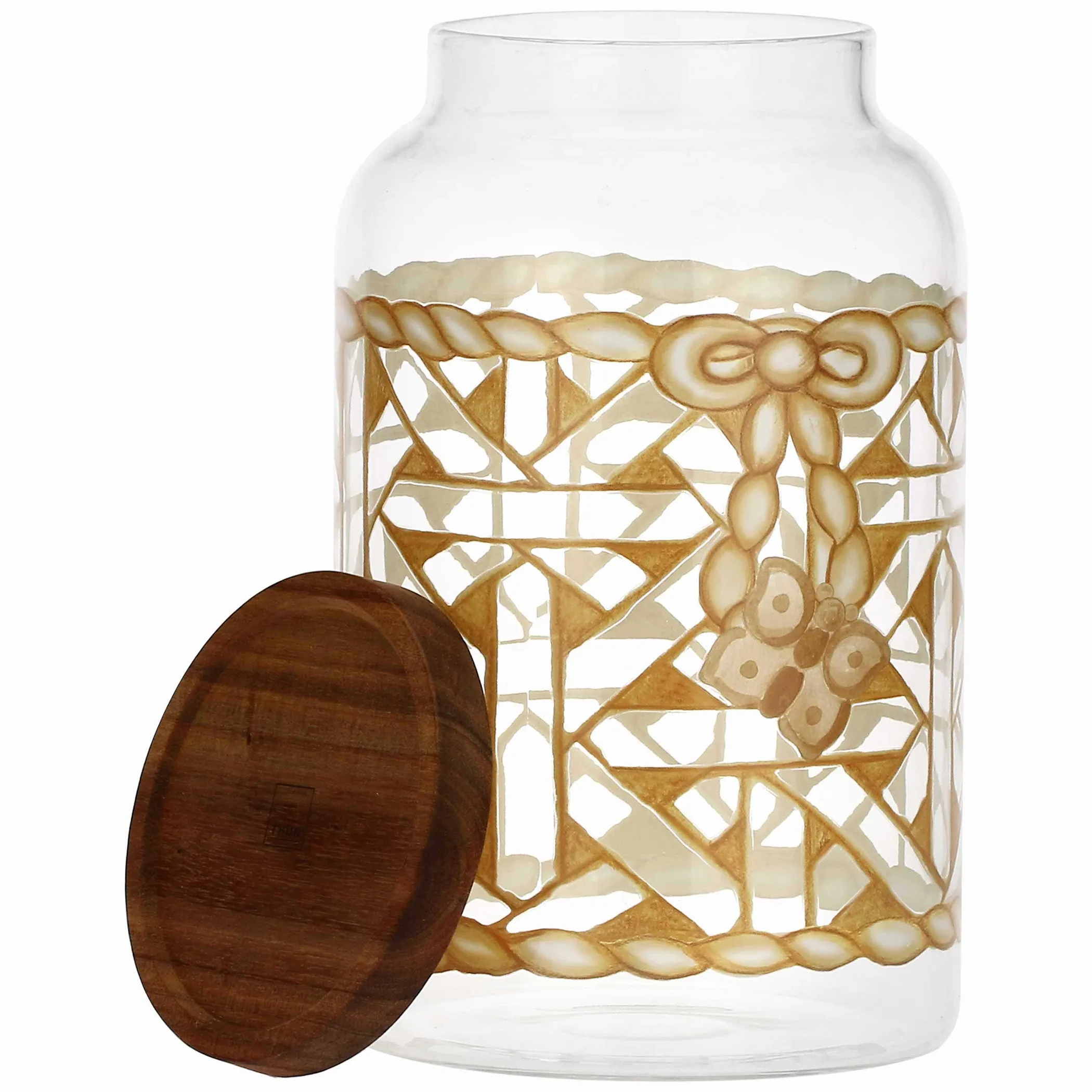 THUN Biscottiera in vetro AbbracciAMI* Biscottiere E Barattoli|Altri Complementi Per La Tavola