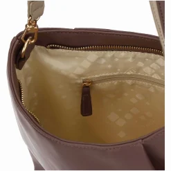 THUN Borsa a spalla in ecopelle malva, grande* Borse, Portafogli E Trousse