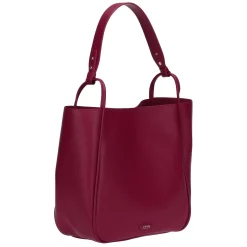 THUN Borsa a spalla in ecopelle bordeaux Sempre con me* Borse, Portafogli E Trousse