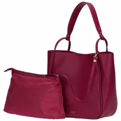 THUN Borsa a spalla in ecopelle bordeaux Sempre con me* Borse, Portafogli E Trousse