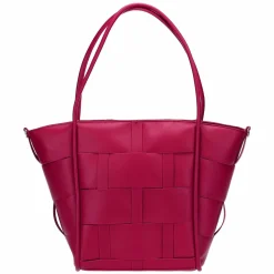 THUN Borsa intreccio in ecopelle grande, bordeaux* Borse, Portafogli E Trousse