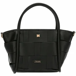 THUN Borsa Intreccio in ecopelle, nero, piccola* Borse, Portafogli E Trousse