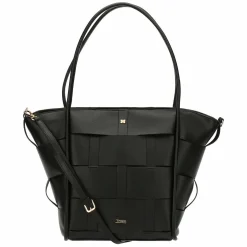 THUN Borsa intreccio in ecopelle grande, nero* Borse, Portafogli E Trousse