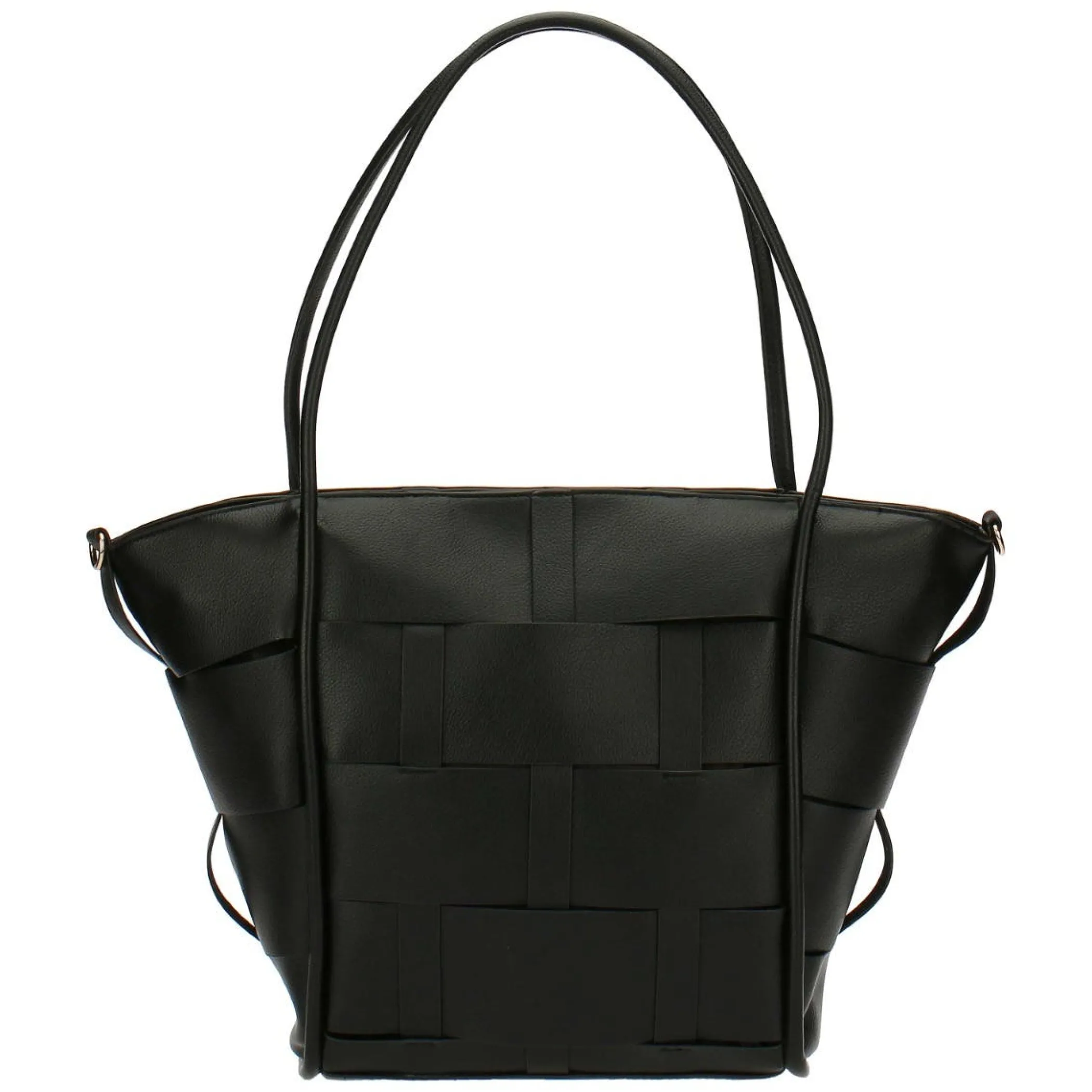 THUN Borsa intreccio in ecopelle grande, nero* Borse, Portafogli E Trousse