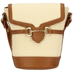 THUN Borsa secchiello in paglia ed ecopelle* Borse, Portafogli E Trousse