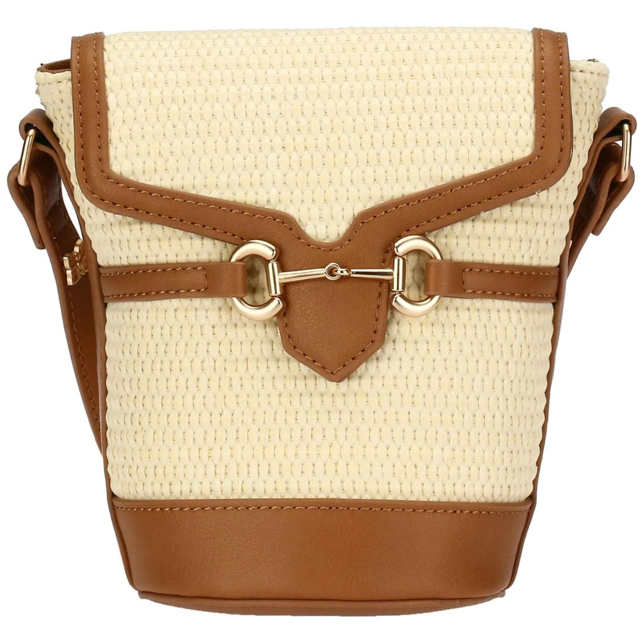 THUN Borsa secchiello in paglia ed ecopelle* Borse, Portafogli E Trousse