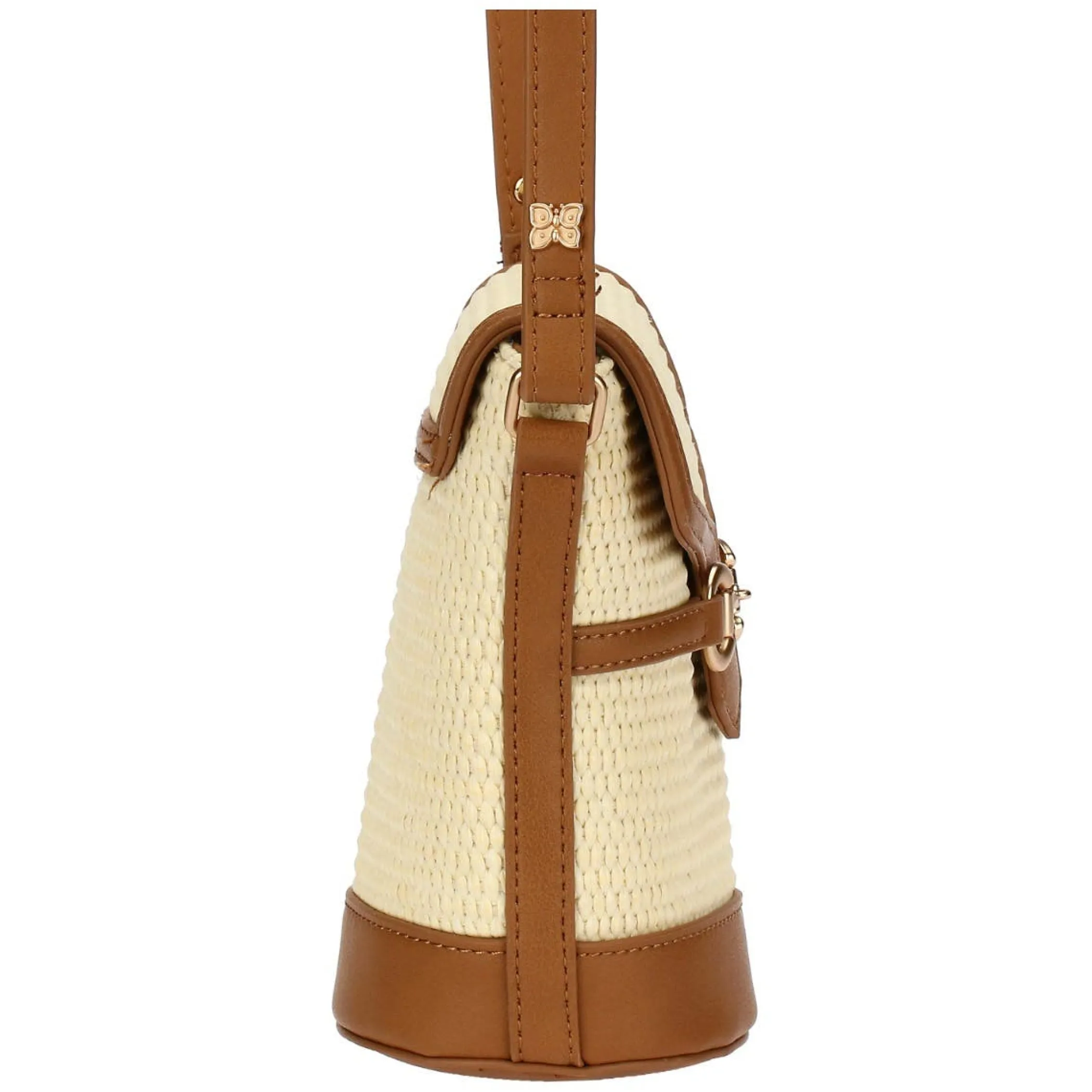 THUN Borsa secchiello in paglia ed ecopelle* Borse, Portafogli E Trousse