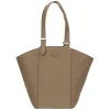THUN Borsa shopping taupe a forma di vela Prestige* Borse, Portafogli E Trousse