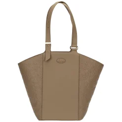 THUN Borsa shopping taupe a forma di vela Prestige* Borse, Portafogli E Trousse