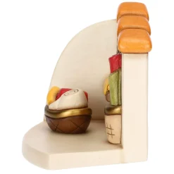 THUN Bottega della sarta con cesti di stoffe in ceramica Presepe Classico* Presepe