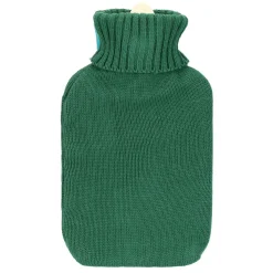THUN Boule acqua calda con cover in tricot jaqard AbbracciAMI, verde* Tessile Casa