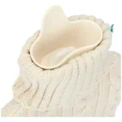 THUN Boule acqua calda con cover in tricot jaqard AbbracciAMI, tortora* Tessile Casa
