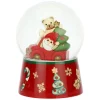 THUN Boule de neige gnomo Oliver e Teddy in vetro e ceramica, grande* Teddy|Figure