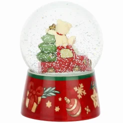 THUN Boule de neige gnomo Oliver e Teddy in vetro e ceramica, grande* Teddy|Figure