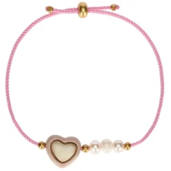 THUN Bracciale con cuore rosa* Bracciali