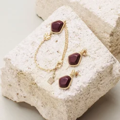 THUN Bracciale con pietra ceramica e fiore* Bracciali