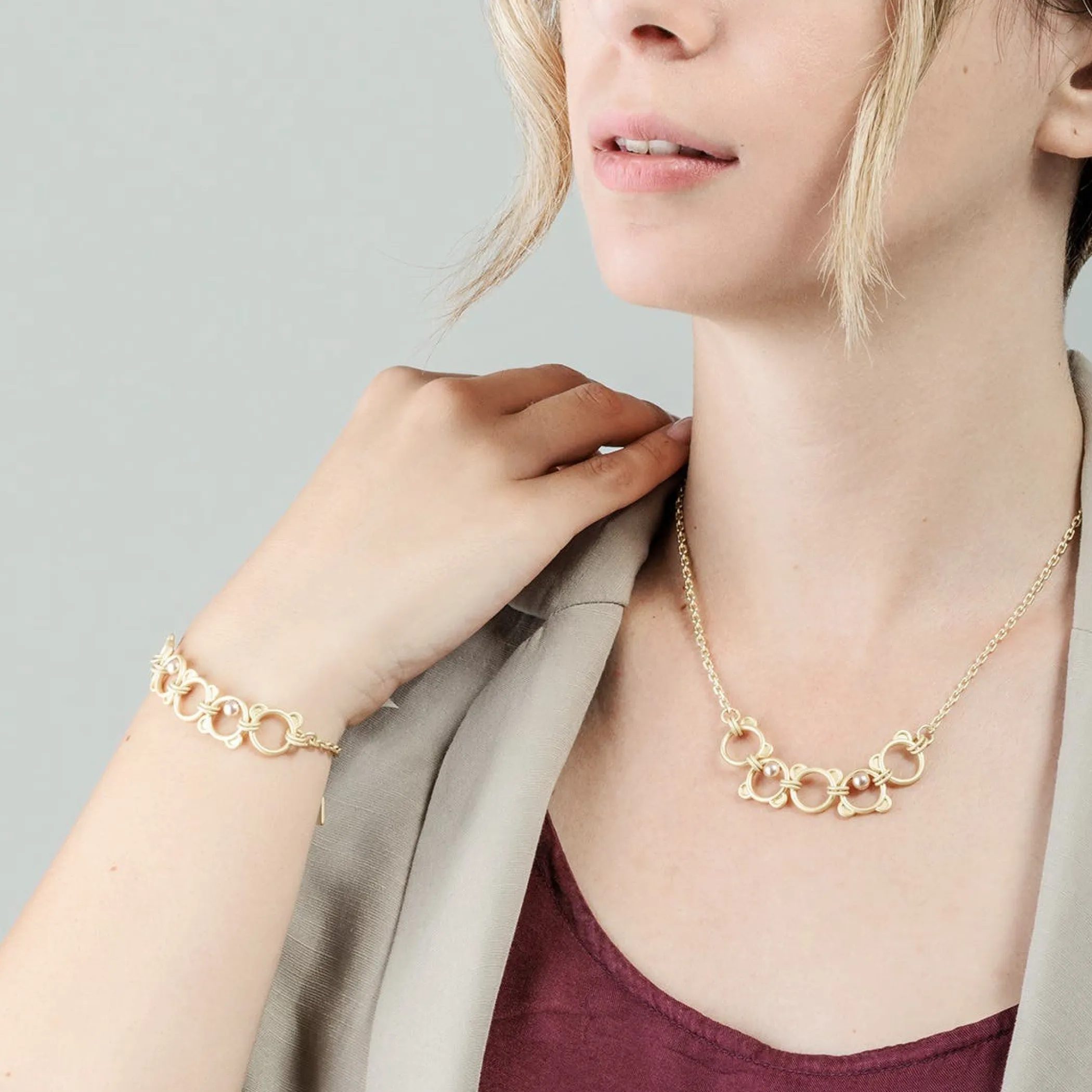 THUN Bracciale con Teddy e perle* Bracciali