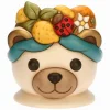 THUN Cachepot Teddy corona con limoni e coccinella Ella in ceramica, grande* Vasi E Coprivasi