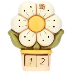 THUN Calendario con margherita e farfalla Ella in ceramica Country* Country|Calendari