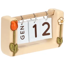 THUN Calendario da tavolo in ceramica Happy Country* Calendari|Calendari