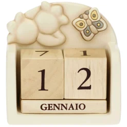 THUN Calendario perpetuo da tavolo in ceramica Elegance* Elegance|Calendari