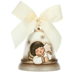 THUN Campanella bianca Limited Edition 2022 angelo con stella* Angelo|Addobbi E Decorazioni Per Albero