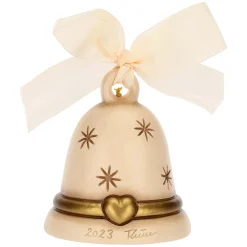 THUN Campanella Limited Edition 2023 crema con Teddy in ceramica* Teddy|Addobbi E Decorazioni Per Albero