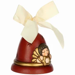 THUN Campanella Limited Edition 2024 con angelo in ceramica, rosso* Addobbi E Decorazioni Per Albero