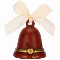 THUN Campanella Limited Edition 2023 rossa con Teddy in ceramica* Teddy|Addobbi E Decorazioni Per Albero