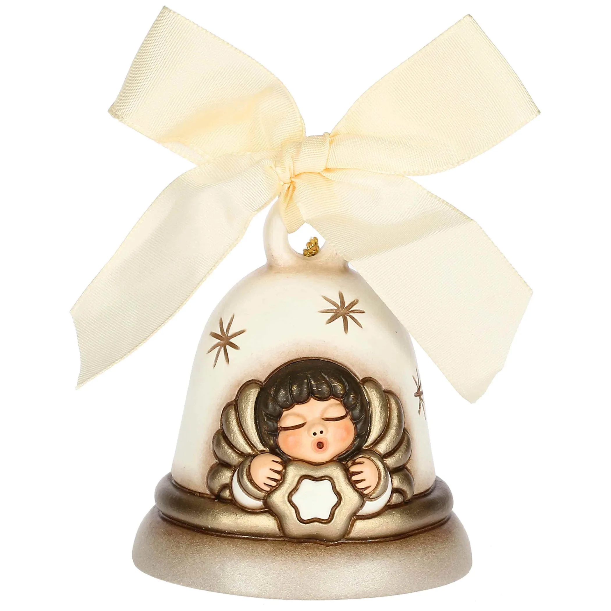 THUN Campanella Limited Edition 2024 con angelo in ceramica, bianco* Addobbi E Decorazioni Per Albero