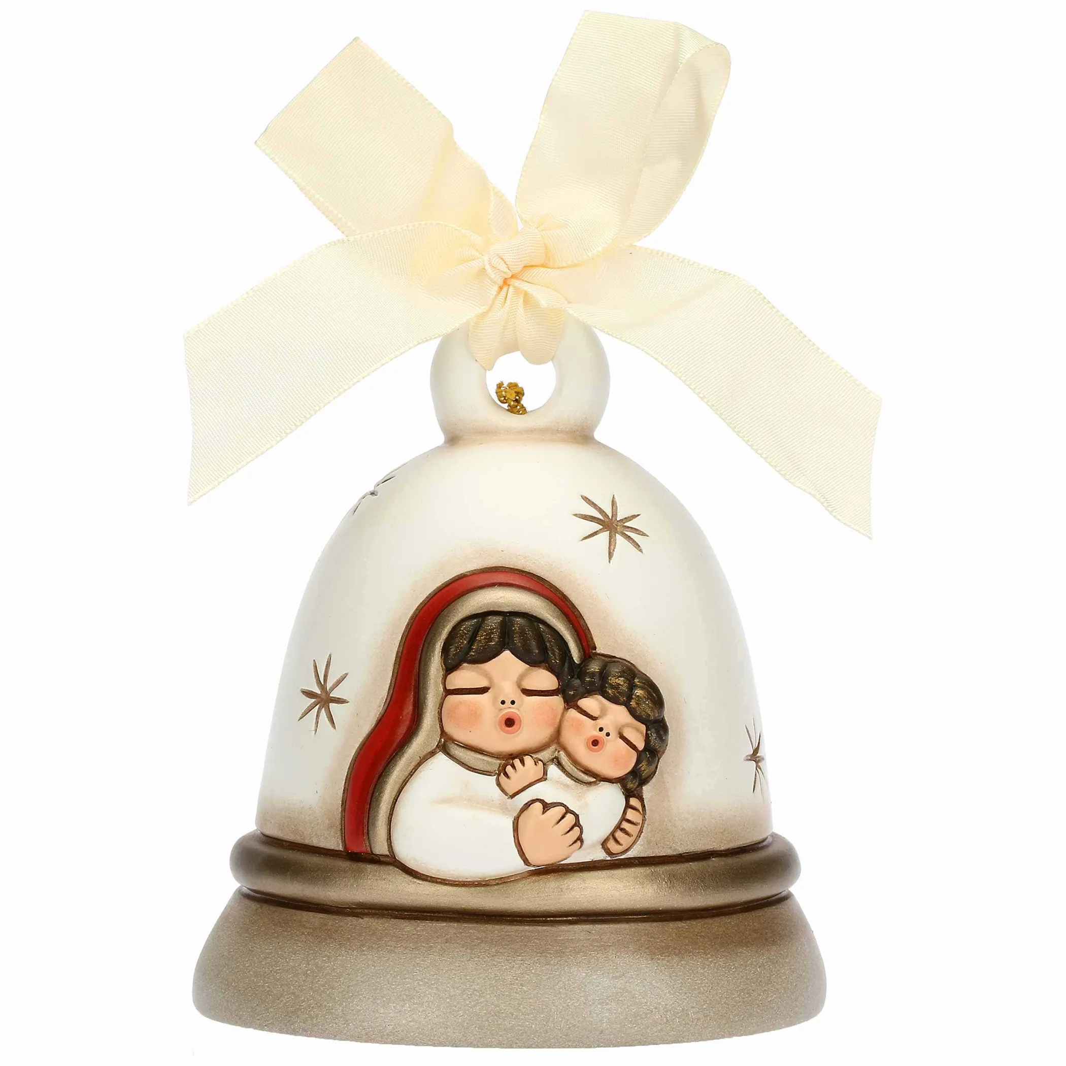 THUN Campanella Special Edition 2023 bianca con Maria e Gesù Bambino in ceramica* Addobbi E Decorazioni Per Albero|Addobbi Natalizi