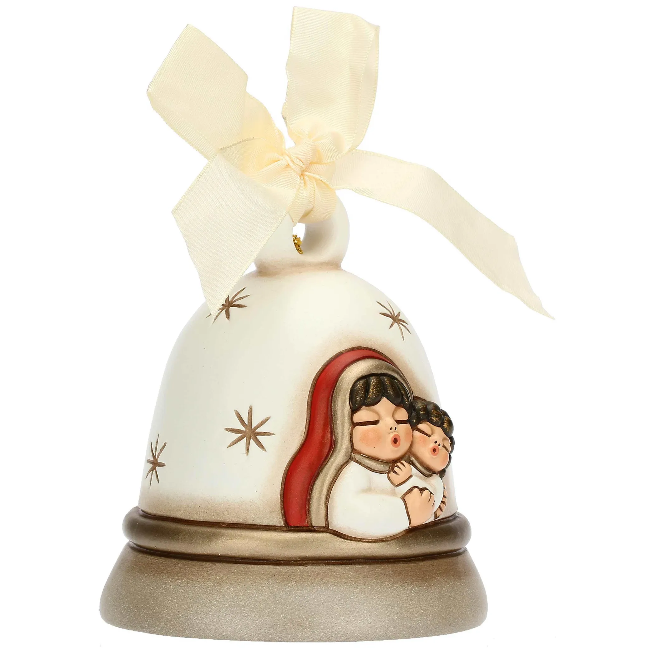 THUN Campanella Special Edition 2023 bianca con Maria e Gesù Bambino in ceramica* Addobbi E Decorazioni Per Albero|Addobbi Natalizi