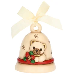 THUN Campanella Special Edition 2024 con Teddy in ceramica* Addobbi E Decorazioni Per Albero