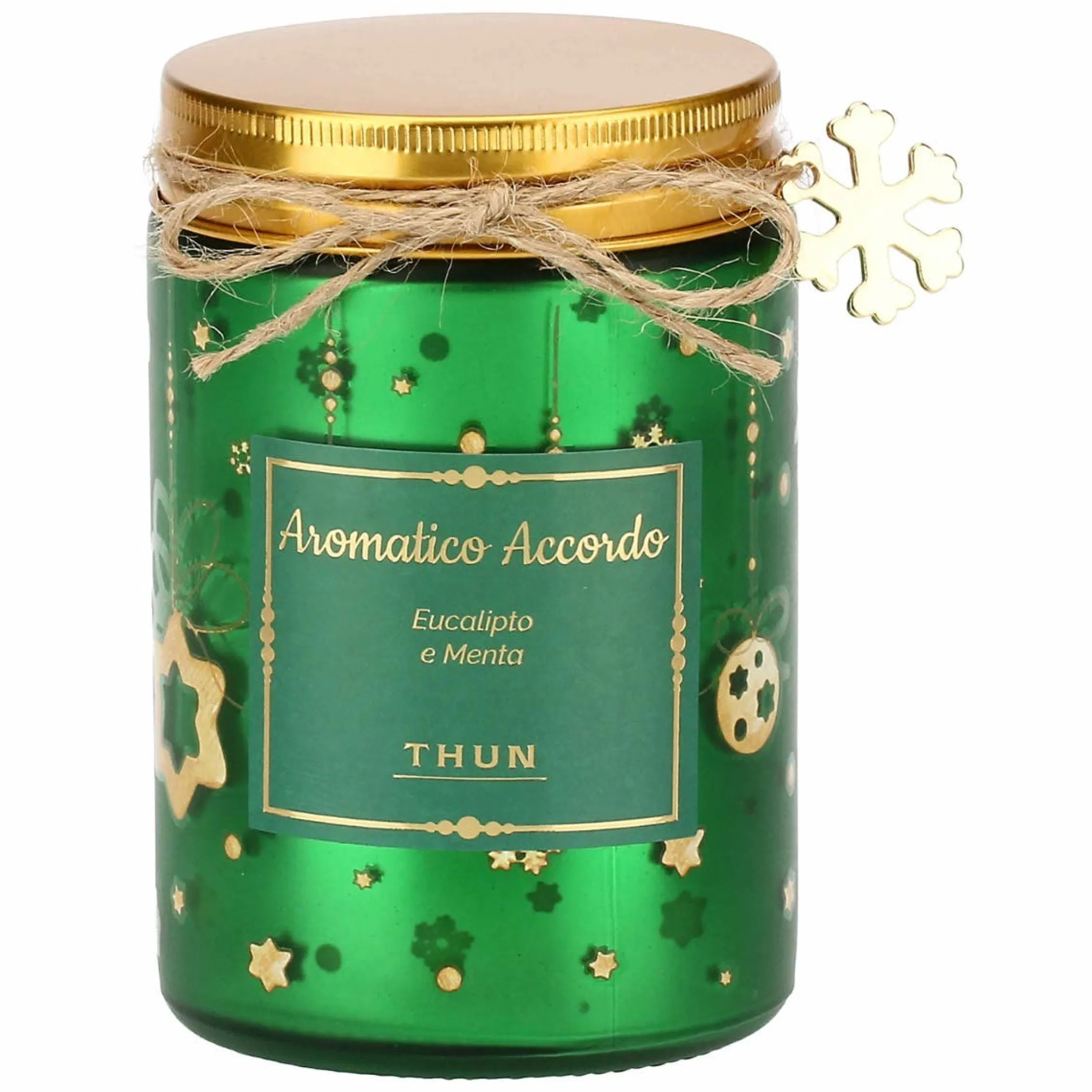 THUN Candela "Aromatico accordo", verde* Candele Porta Candele