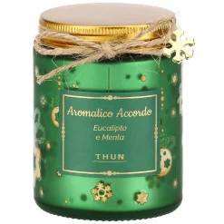 THUN Candela "Aromatico accordo", verde* Candele Porta Candele