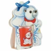 THUN Candela Dolce Inverno con orso polare Paul - cannella* Candele Porta Candele
