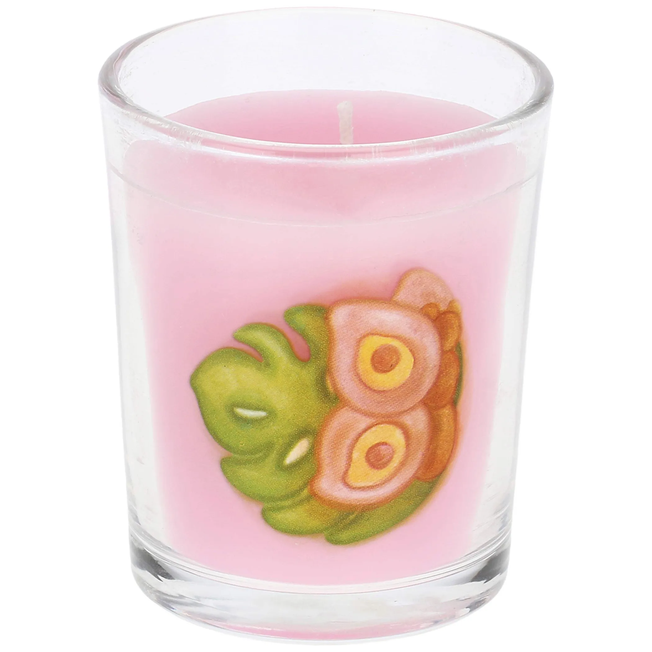 THUN Candela farfalla We Are Jungle con leopardo - ananas* Candele Porta Candele