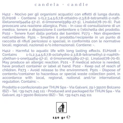 THUN Candela Lavanda Moon Fragrances, piccola* Candele Porta Candele