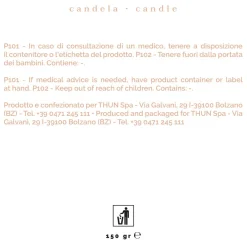 THUN Candela Rosy Sunrise, piccola* Candele Porta Candele